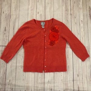 Anthropologie Tabitha Cardigan Wool Sweater.